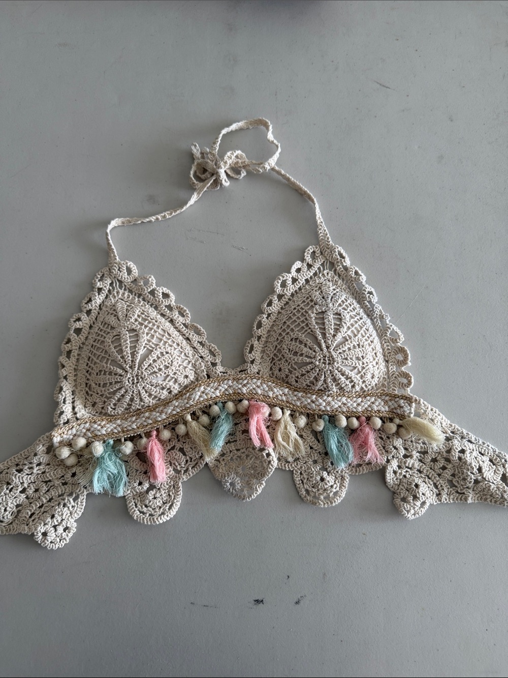 Crochet festival top